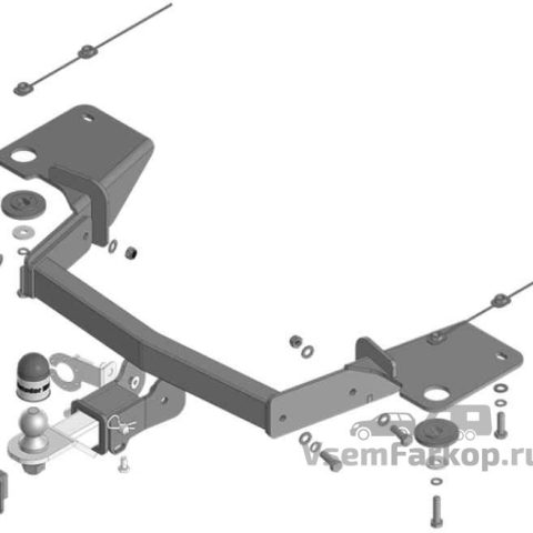 Фаркоп Motodor 99018E Jetour X90 Plus 2021