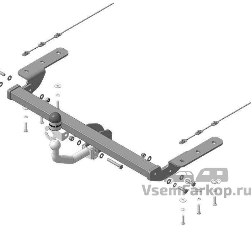 Фаркоп Motodor 91314A Mitsubishi Xpander 2017