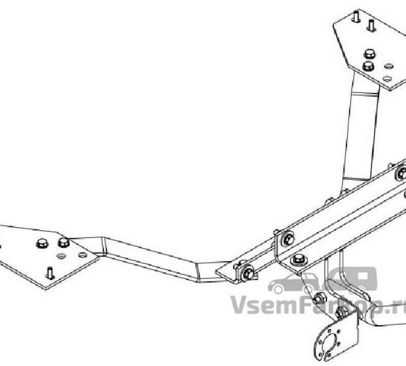 Фаркоп AvtoS VL04 Volvo S40 2004