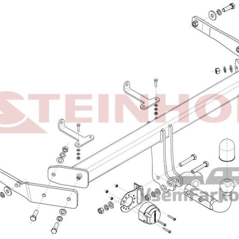 Фаркоп Steinhof V085 Volkswagen ID.4 2020