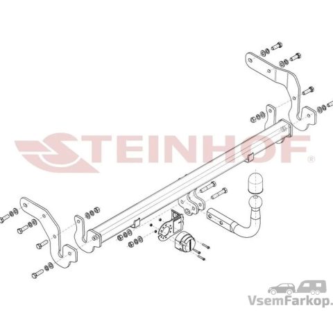 Фаркоп Steinhof H268 Hyundai Matrix 2001