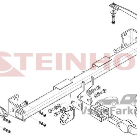 Фаркоп Steinhof F303 Ford Transit Connect 2014