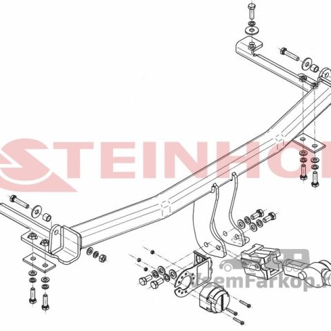 Фаркоп Steinhof H068 Honda Jazz 2002