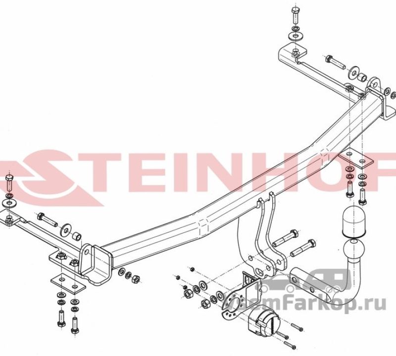 Фаркоп Steinhof H067 Honda Jazz 2002