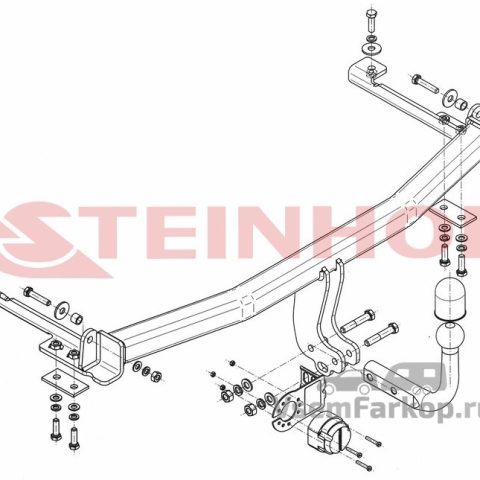Фаркоп Steinhof H067 Honda Jazz 2002