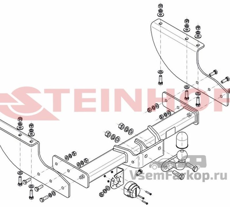 Фаркоп Steinhof I018 IVECO Daily 2014