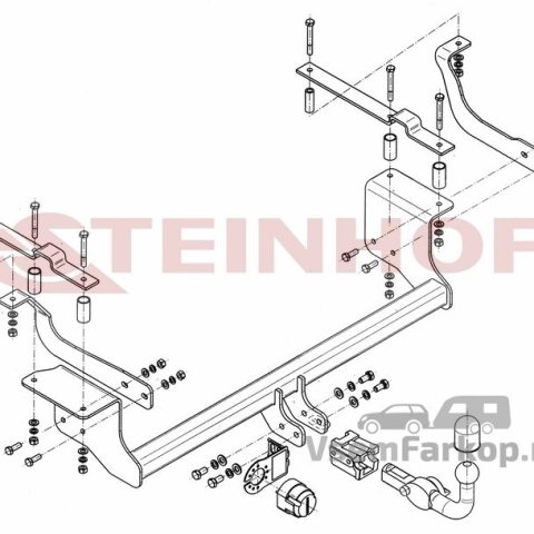 Фаркоп Steinhof S409 Suzuki Ignis 2003