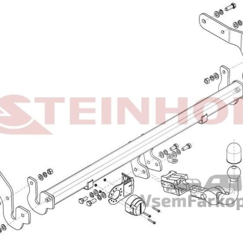 Фаркоп Steinhof H269 Hyundai Matrix 2001