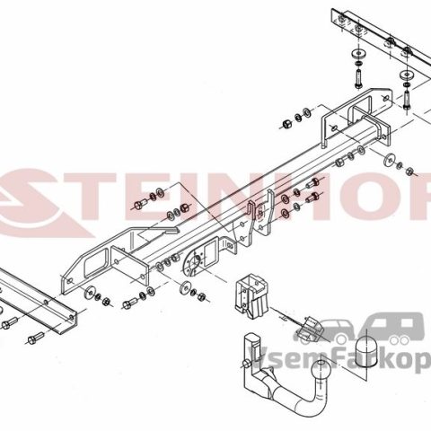 Фаркоп Steinhof O147 Opel Insignia 2009