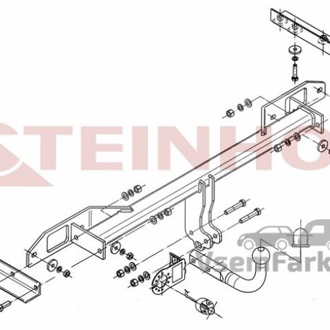 Фаркоп Steinhof O146 Opel Insignia 2009