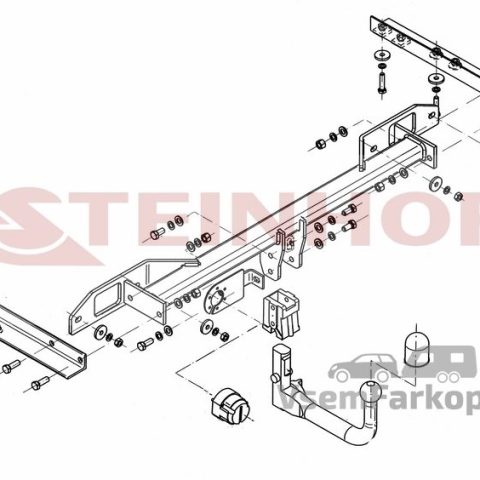 Фаркоп Steinhof O149 Opel Insignia 2009