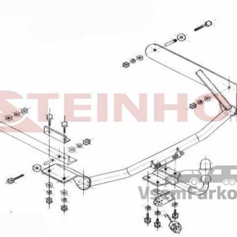 Фаркоп Steinhof R075 Renault Laguna 1994
