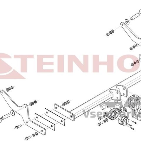 Фаркоп Steinhof R134 Renault Laguna 2008