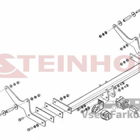 Фаркоп Steinhof R083 Renault Laguna 2008