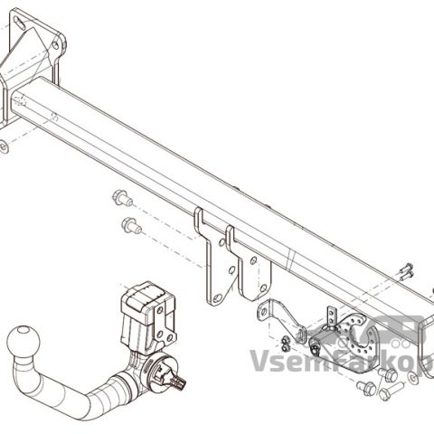 Фаркоп THULE BRINK 622900 Volvo S90 2016