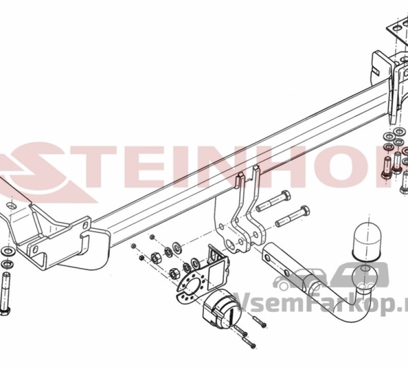 Фаркоп Steinhof L112 Land Rover Range Rover Evoque 2011