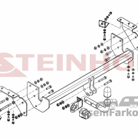 Фаркоп Steinhof M302 Mitsubishi ASX 2010