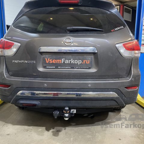Фаркоп Бизон FA0854E Nissan Pathfinder R52 2014