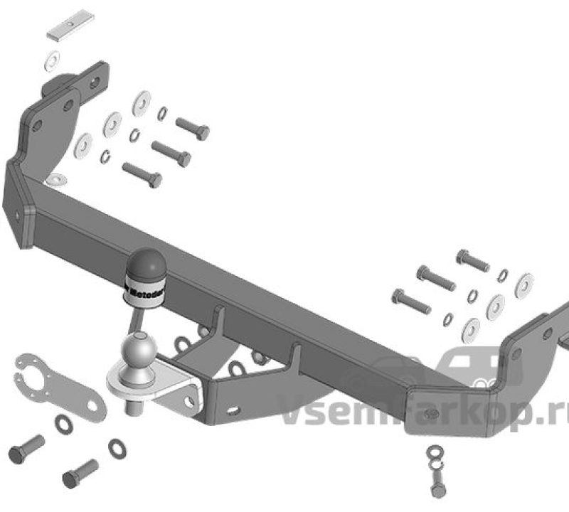 Фаркоп Motodor 97501FE Foton Toano 2023
