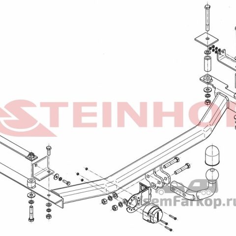 Фаркоп Steinhof H069 Honda Jazz 2008